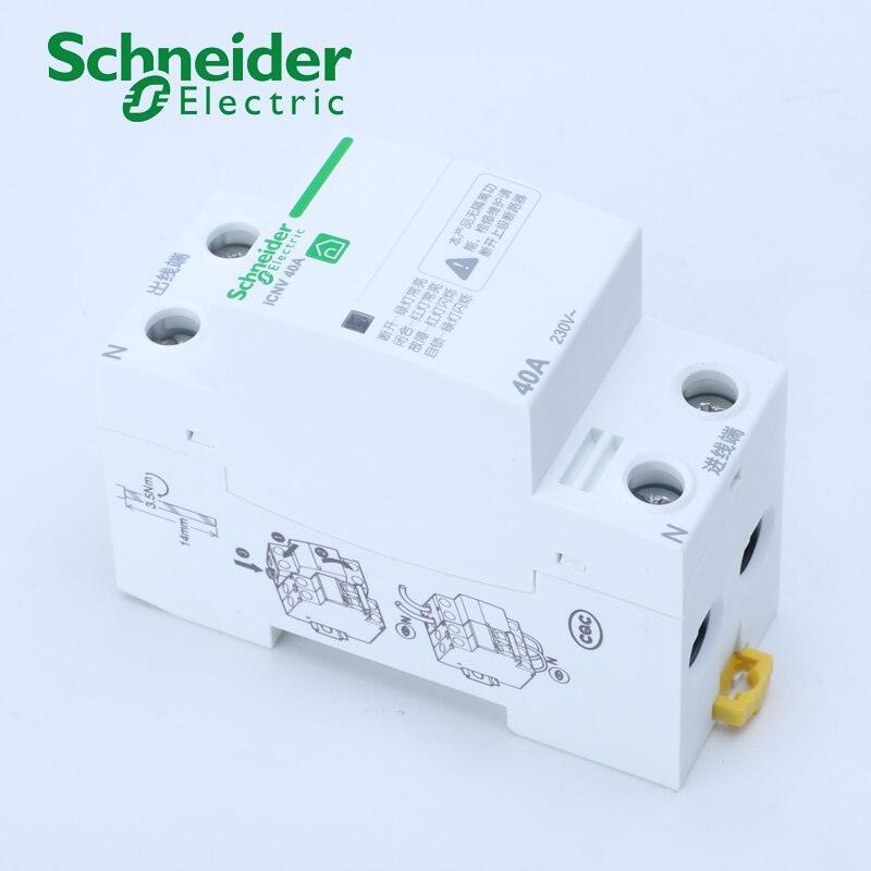 Schneider Electric Acti-9 ICNV 2P 32A 40A 50A 63A Self-Recovery Over Voltage Protector Relay,voltage protector schneider