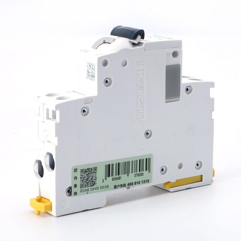 Schneider Electric Acti 9 iDPN 1P+N Miniature Circuit Breaker C Curve 6A 10A 16A 20A 25A 32A 40A iDPNa MCB Air Switch.