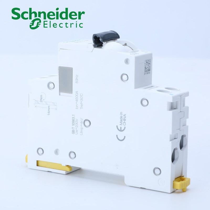 Schneider Electric Acti 9 iDPN 1P+N Miniature Circuit Breaker C Curve 6A 10A 16A 20A 25A 32A 40A iDPNa MCB Air Switch.