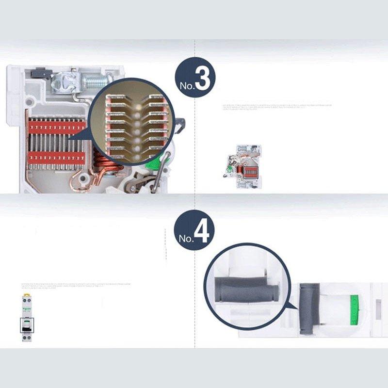 Schneider-  MCB Circuit Breaker IDPNa 1P+N/ 6A-40A.