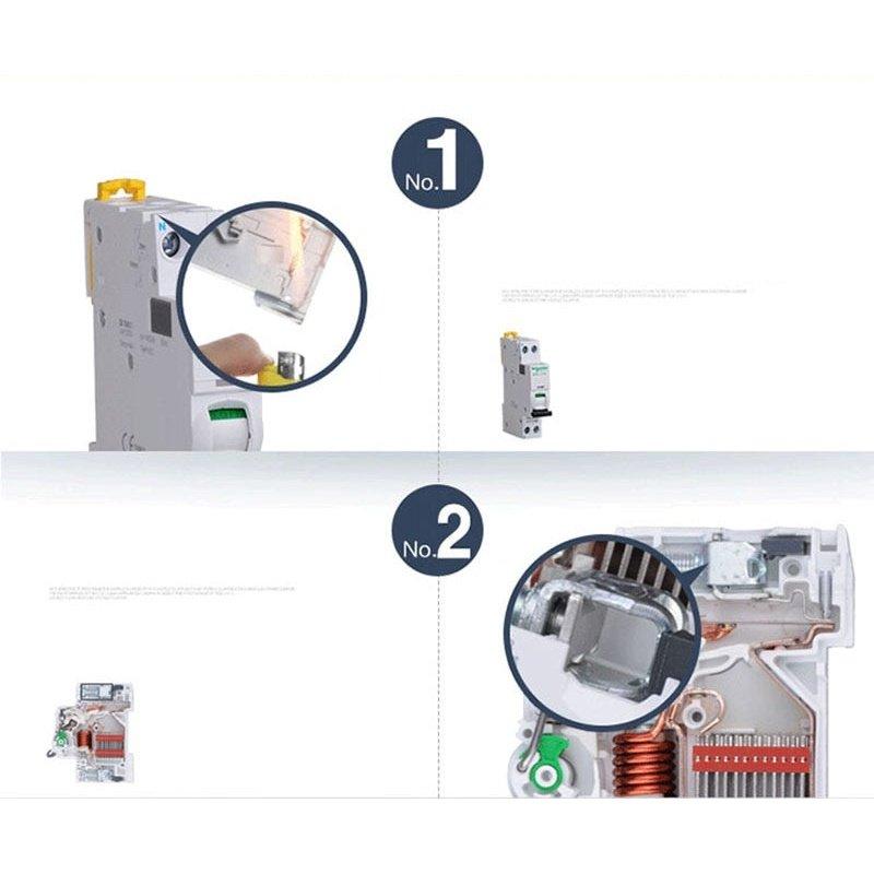 Schneider- MCB Circuit Breaker IDPNa 1P+N/ 6A-40A.