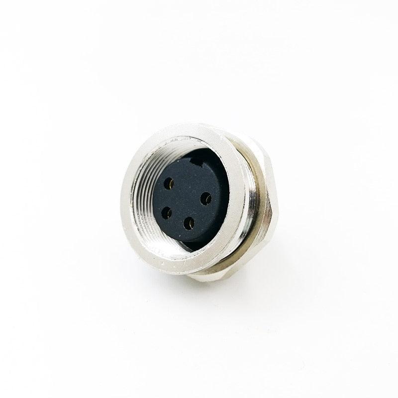 Sensor Connector M16 Flange Socket Male&Female panel back mount.