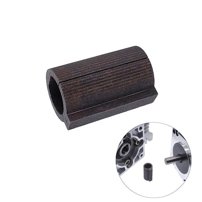 shaft sleeve adaptor for RV030 worm gearbox speed reducer shaft coupling 6.35mm 8mm input shaft of nema 23 motor.