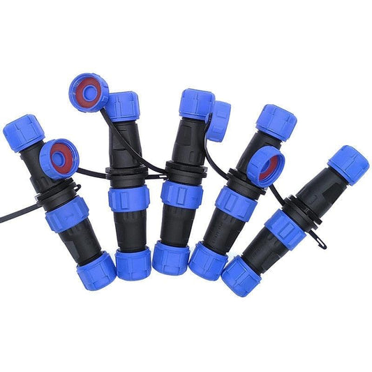 SP1310 SP1311 Waterproof docking connector plug SP13 2pin 3pin 4pin 5pin 6pin 7pin IP68 cable connector.cnmaway connector