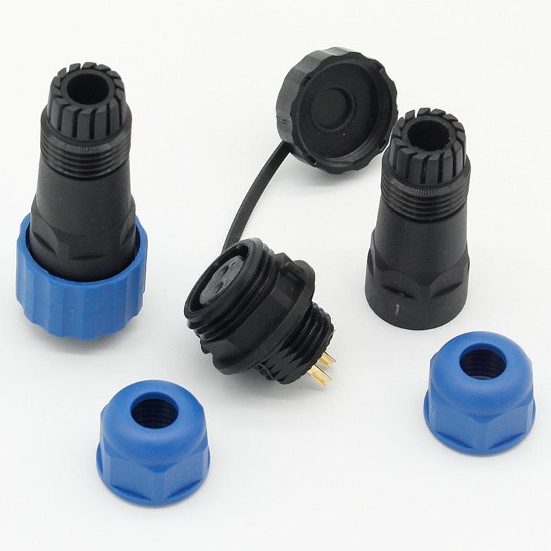 SP16 Waterproof Docking Aviation connector 2/3/4/5/6/7/9Pin IP68 power cable connector Male plug and Femal socket.sp16 connector,connectors aviation sp16