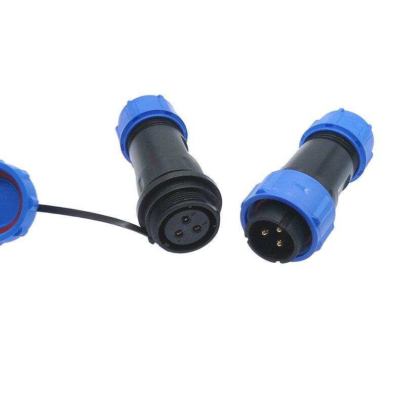 SP2110 SP2111 Waterproof docking connector 2 pin 3pin 4pin 5pin 7pin 9pin 12pin IP68 power cable connector SP21.