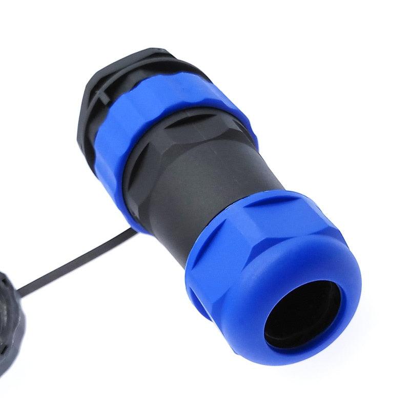SP28 Straight  waterproof connector 2 pin 3/4/5/6/7/8/9/10/12/14/16/19/22/24/26Pin IP68 Threaded socket.
