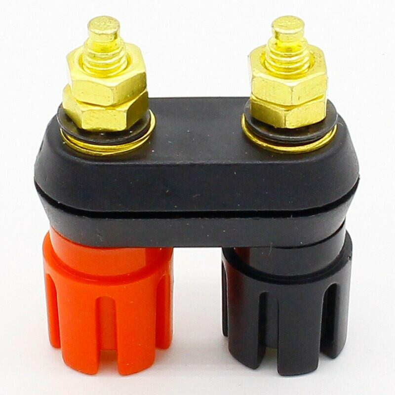 Speaker banana plug BINDING POST terminal connector banana socket Dual Female Banana Plug for Speaker Amplifier 1pc.