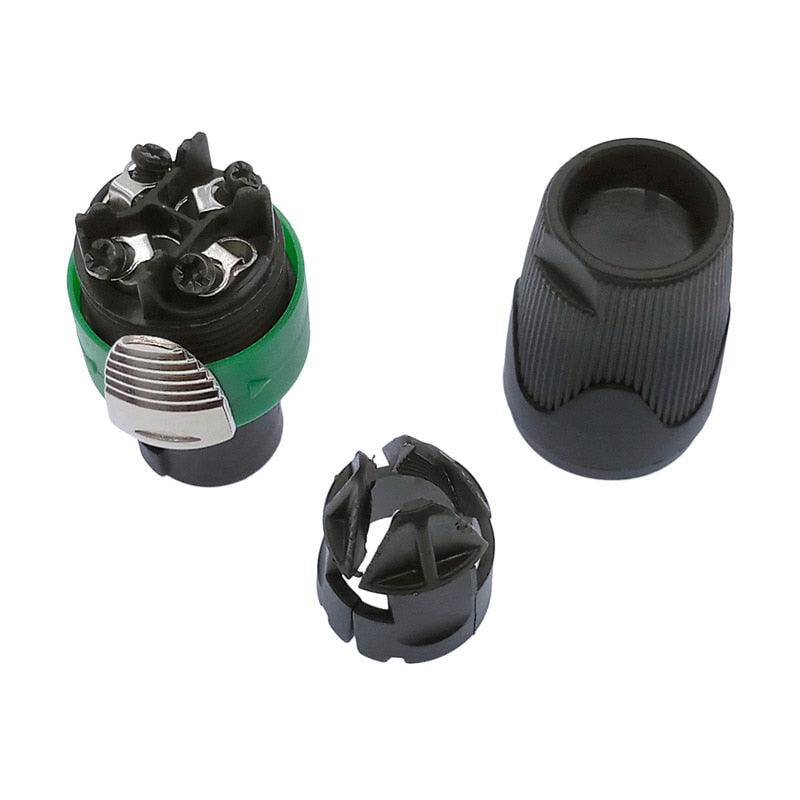 Speaker Powercon connector 20A Caron plug  Speakon 4 pin Male Audio amplifier stage power connectors.