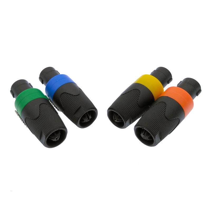 Speaker Powercon connector 20A Caron plug  Speakon 4 pin Male Audio amplifier stage power connectors.