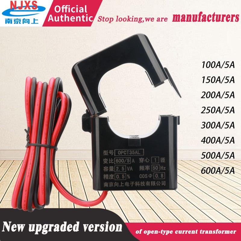 Split Core Current Transformer 5a clamp CT OPCT35AL-2005a 400A 600A:5A.