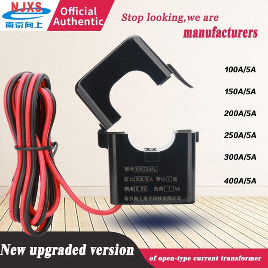 split core current transformer 5a OPCT24AL-100A/5A 150a5a 2005a 250:5 400A/5A.