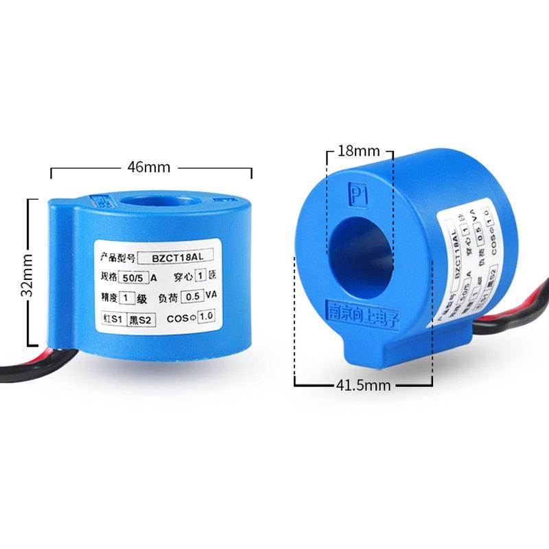 Standard AC Current Transformer 3 phases BZCT18AL-20a/5a 30a:5a 50a5a 75A/5A 1005a energy meter cts for sale china brand company.