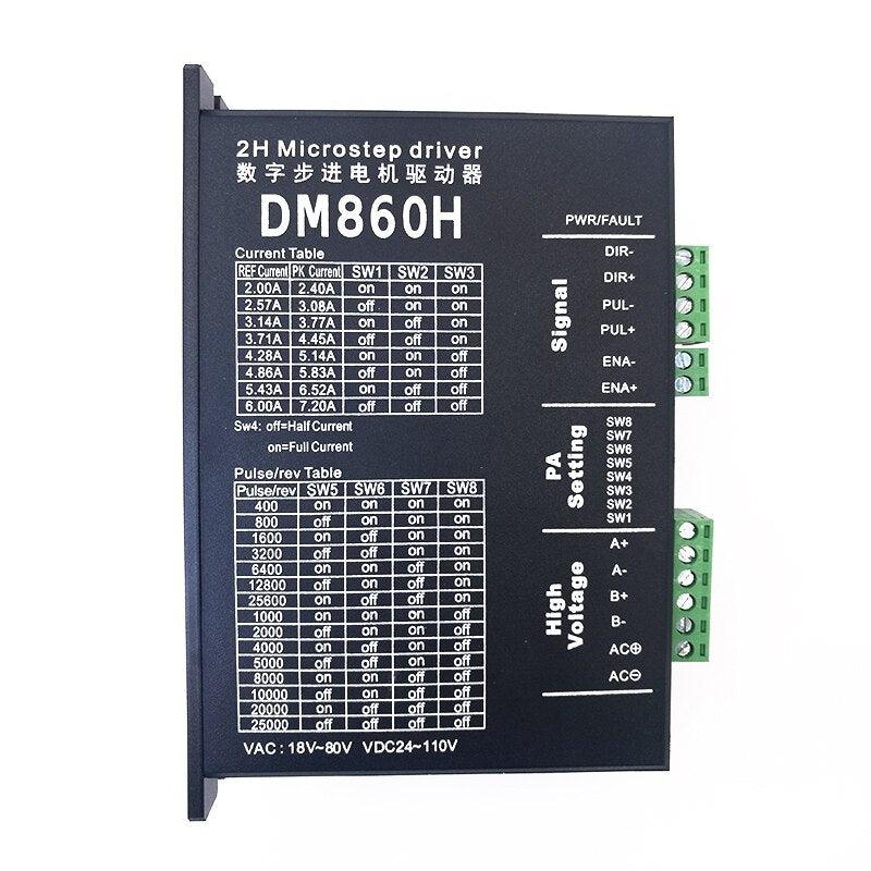 Step driver DM860H microstep motor brushless step motor drivers for 57 86 stepper motor Nema23 34.stepper motor driver