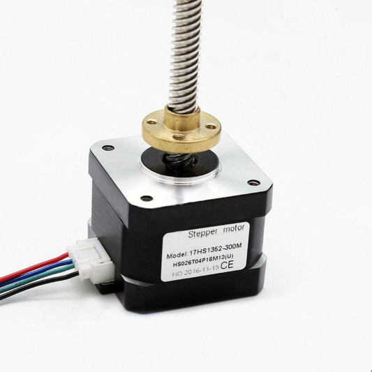 Stepper motor 42 2 PHASE 4-lead Nema17 motor 300mm T8 linear wire rod 40mm 1.7A 0.45N.M LOW NOISE motor.