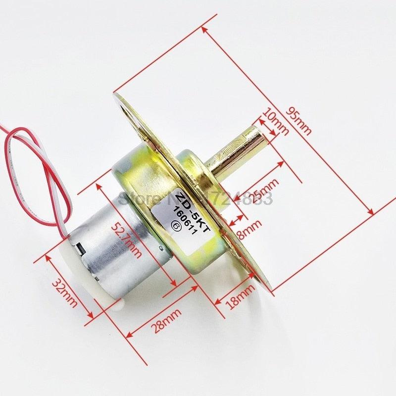 SVC Voltage regulator gear motor DC12V 25mm&33mm shaft length ZD-5KT 32ZY25.