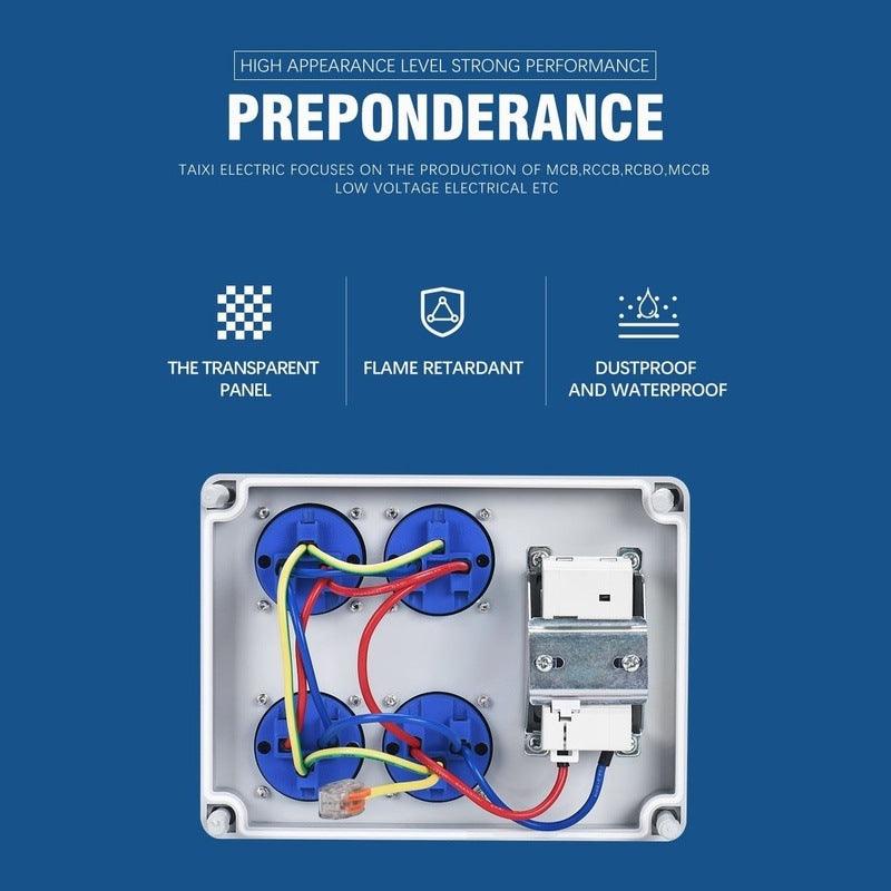 TAIXI- Outdoor IP54 Mobile Portable Industrial Socket Box.