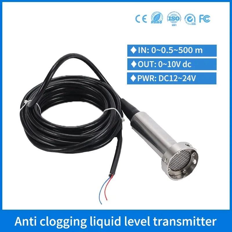 Anti blocking level transmitter