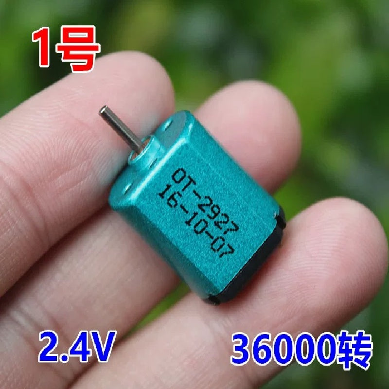 10pcs High Speed 030 Mini DC Motor Electric DC 1.5V-3.7V 3V High Speed 23000rpm To 52000rpm Carbon Brush Motors DC3V DIY Toy Car
