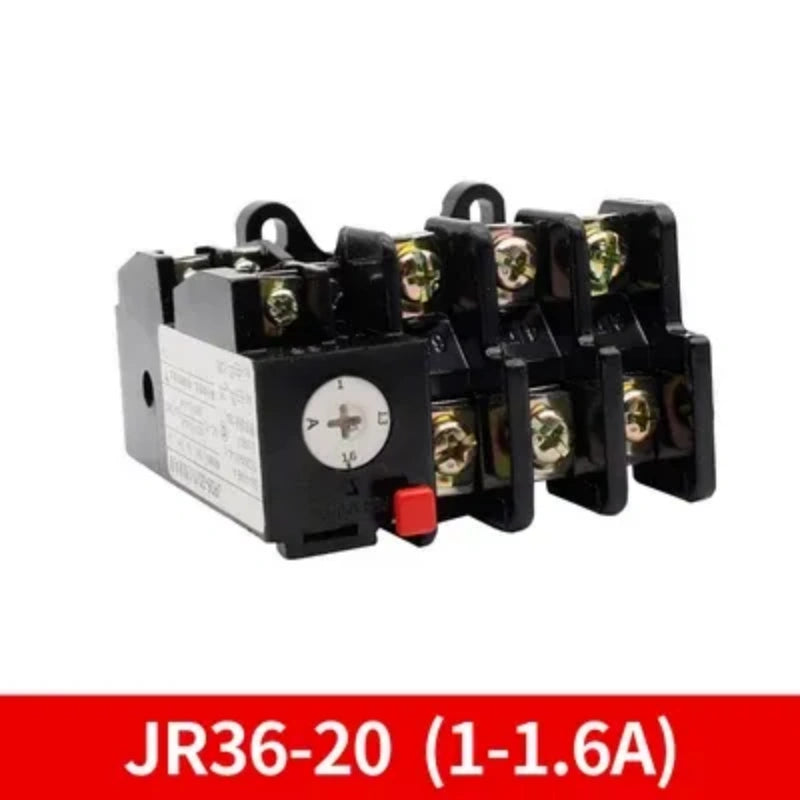 JR36 thermal overload relay, motor overload protector, phase loss protection relay,JR36-20 1-1.6a