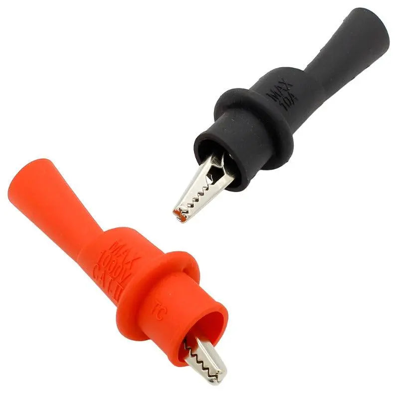 1 Pair Alligator Crocodile Test Clip Clamp For Multimeter Tester Probe New - electrical center b2c