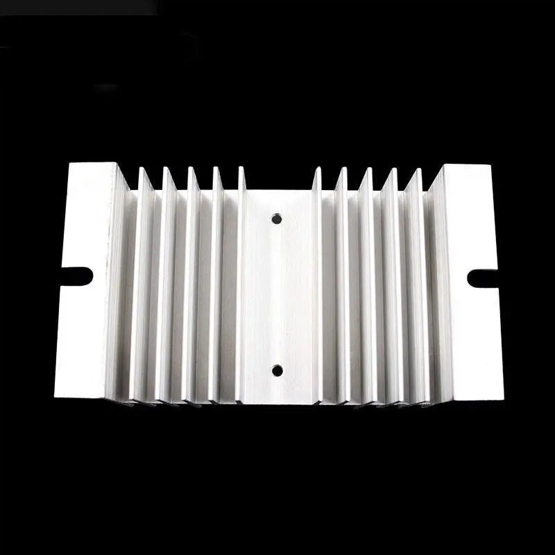 1 pcs W shape Aluminum Single Phase Solid State Relay SSR Heat Sink Base Small Type Heat for 10A to 80A Radiator Wholesale Hot - electrical center b2c