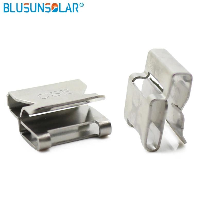 Solar Wire Clips electrical center b2c | 10 Pec Stainless Steel Solar PV Cable Clips ...