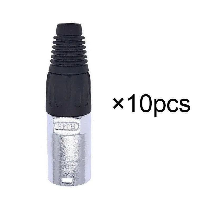 10 piece 8p8c RJ45 net work waterproof connector IP65 D socket panel ethernet connector - electrical center b2c