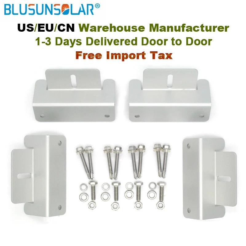 10 Sets 100% Aluminum Z Mounting Type Solar Panel Roof Mounting Bracket for Carvan Roof