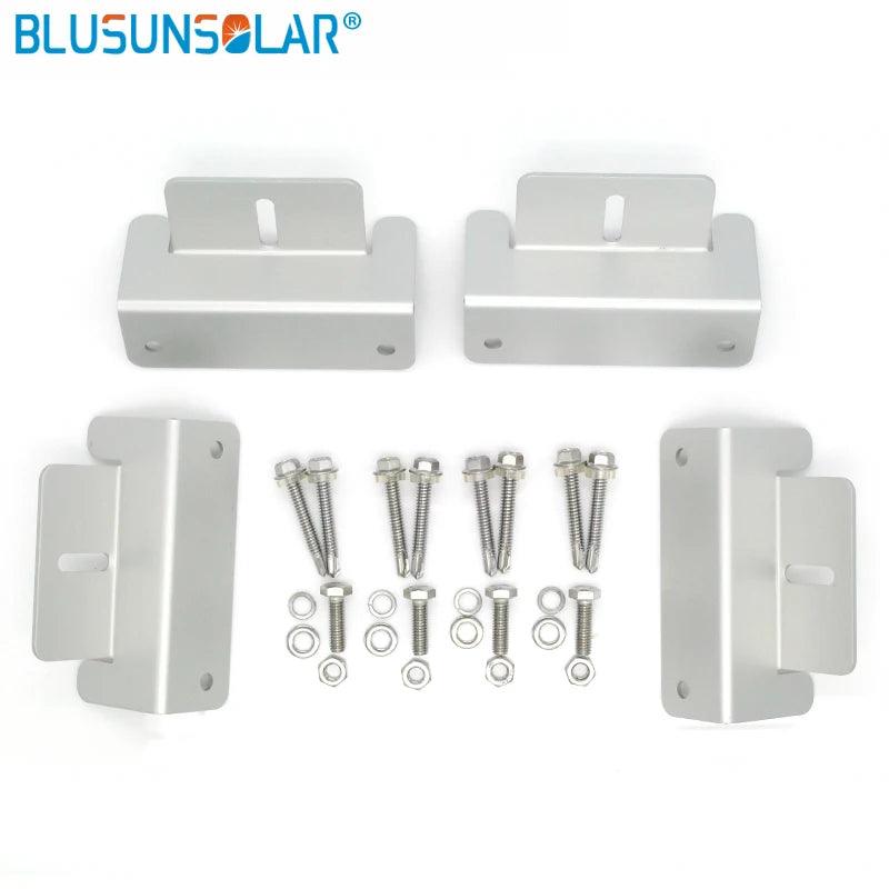10 Sets 100% Aluminum Z Mounting Type Solar Panel Roof Mounting Bracket for Carvan Roof
