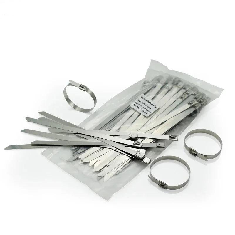 1000 Pcs /Lot  High Quality 7.9 X 300MM  (Thickness:2.5mm )  Stainless Steel Zip Cable Tie Lock Tie Wrap