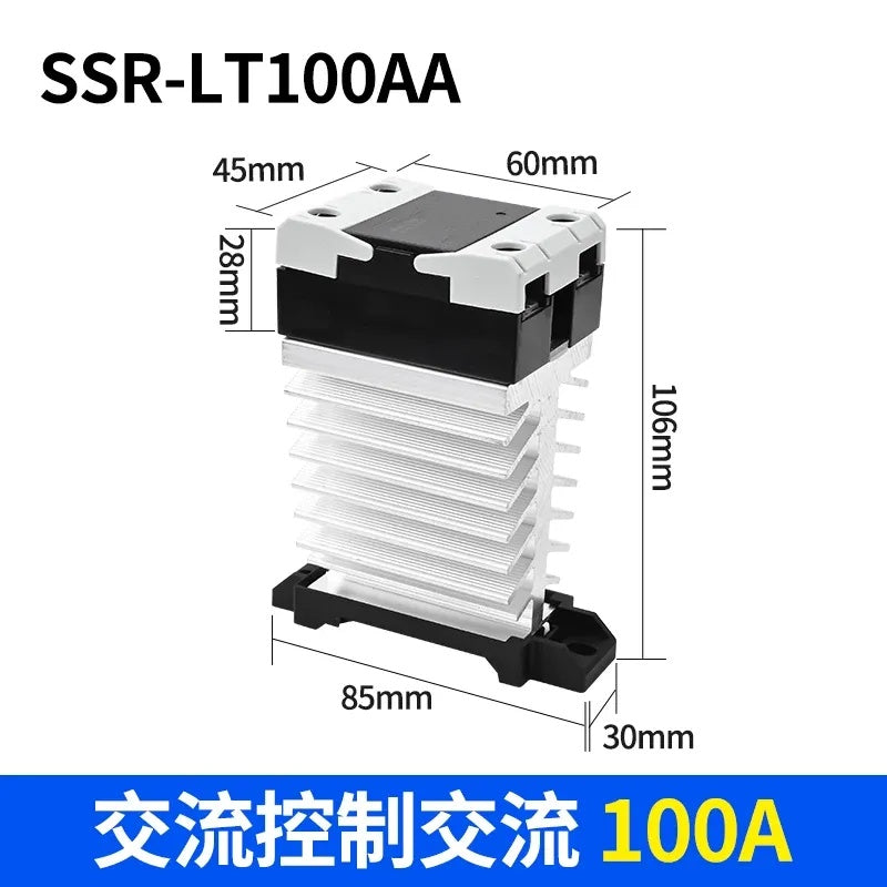 din rail solid state relay, integrated SSR contactor, SSR-100AA