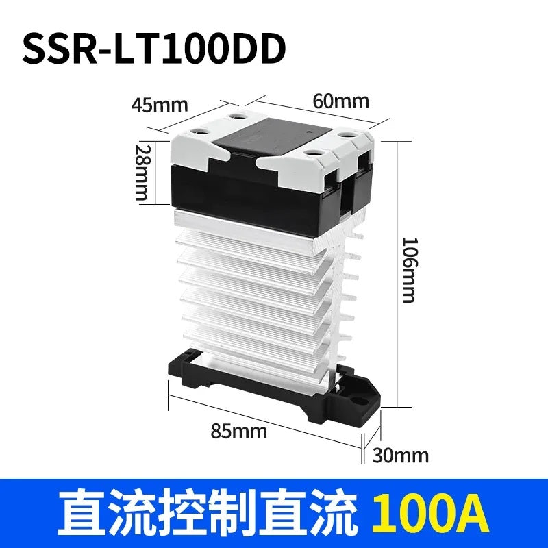 din rail solid state relay, integrated SSR contactor, SSR-100DD