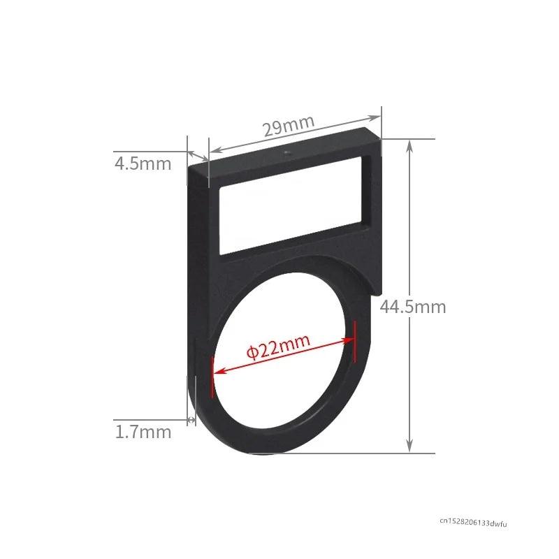 47463020691649100PCS 22MM Button Switch Accessory Label Box Blank ZB2BZ32C ZB2BZ33C  BPK22K Buckle In Installation Hanging Tag