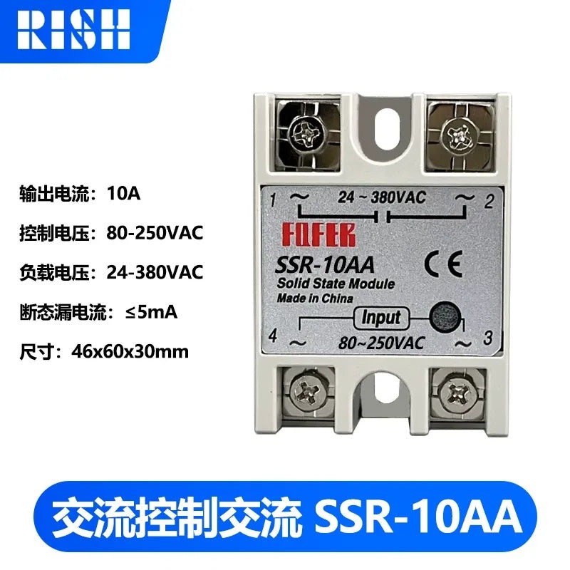 Solid State Relay SSR, DC to AC SSR, AC to AC SSR, DC to DC SSR, 10A SSR, 25A SSR, 40A SSR, 60A SSR, 100A SSR, contactless relay, sparkless relay module, industrial automation relay, temperature control SSR, heater control relay, SSR with heat sink, flameproof SSR enclosure
