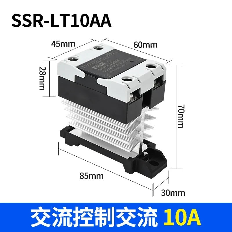 din rail solid state relay, integrated SSR contactor, 10AA