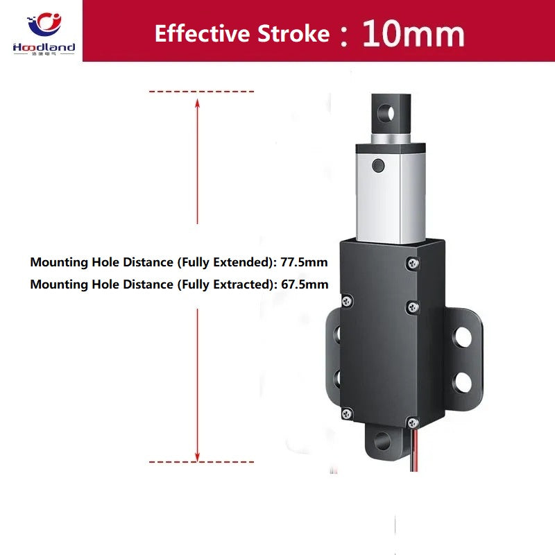 Mini Linear Actuator 12V/24V, 10-200mm Stroke