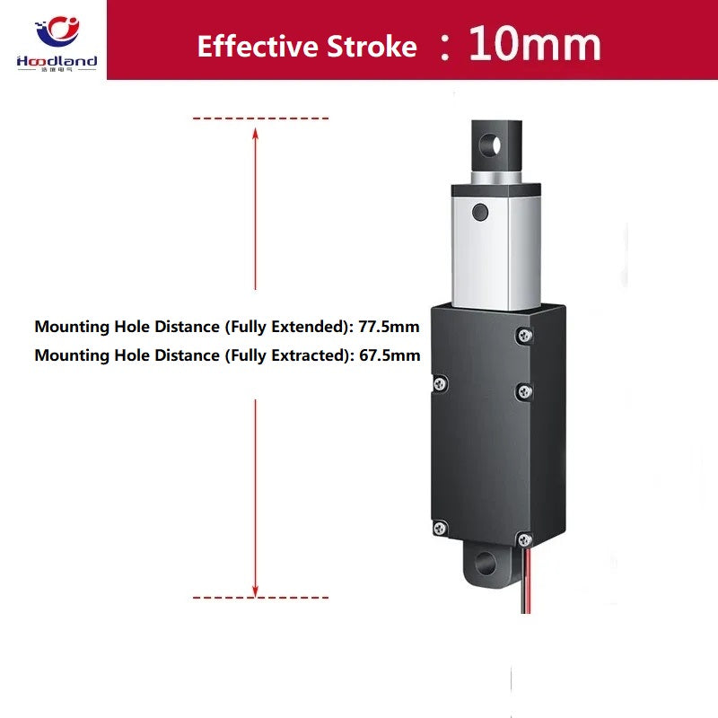 Mini Linear Actuator 12V/24V, 10-200mm Stroke