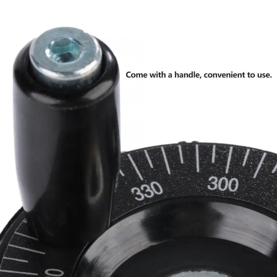 10x63mm Solid Bakelite Milling Handle Hand Wheel CNC 3D Printer Milling Machine Lathe Handwheel With Scale Replacement Parts