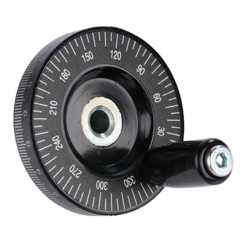 10x63mm Solid Bakelite Milling Handle Hand Wheel CNC 3D Printer Milling Machine Lathe Handwheel With Scale Replacement Parts