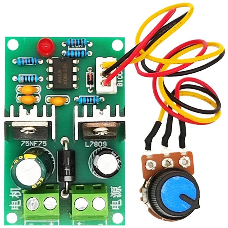 12~36V 6A 120W DC Brush Motor PWM Governor 12V 24V 36V LED Light Dimmer Speed Controller Regulator Tool Incubator (BG1236-0306L).