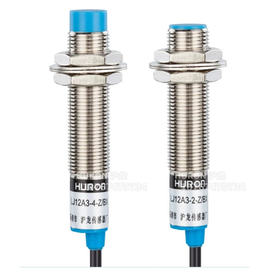 LJ12A3 proximity sensor, M12 inductive switch, LJ12A3-4-Z/BX, NPN proximity switch, PNP proximity sensor, 24V metal detector, NO NC proximity switch, flush mount sensor, non-flush proximity switch, 2-wire proximity switch, 3-wire proximity sensor, industrial automation sensor, waterproof proximity switch, HURON proximity sensor