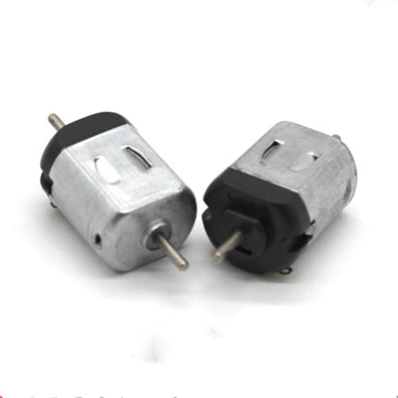 14pcs Mini 130 DC 1.5V-3V 11000RPM Motor Dual Shaft Double 2mm Axis DIY Hobby Toy Car Fan Model Micro 15mm*20mm Electric Motor