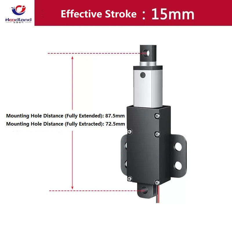 Mini Linear Actuator 12V/24V, 10-200mm Stroke