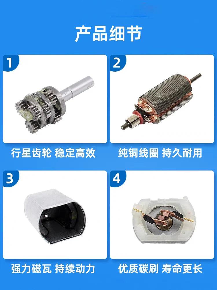16mm-050 Planetary Gear DC Reduction Motor 6V 12V Mini Adjustable Low Speed 5rpm-2100rpm Small Electric Motor PWM All Metal