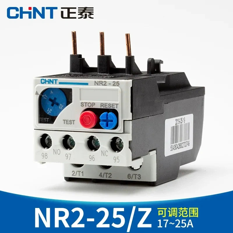 CHINT thermal overload relay, NR2 relay, CHINT NR2-25 17-25A