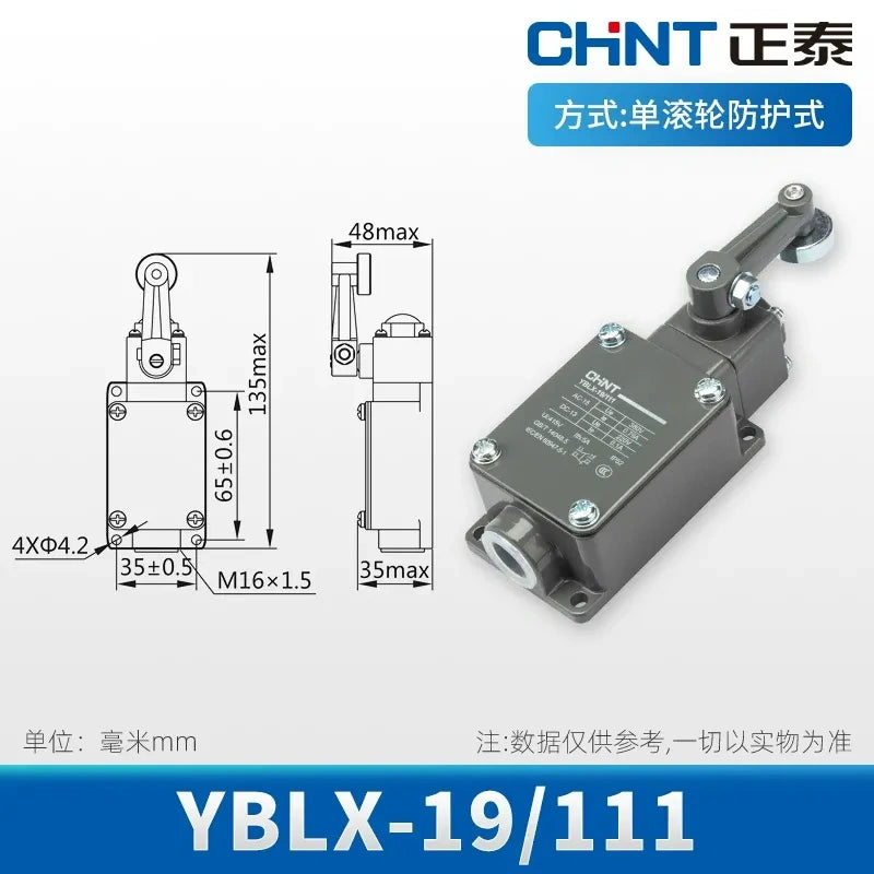 CHINT YBLX-19/111 Limit Switch ,Travel Switch ,Roller Lever Switch ,1NO1NC Switch  