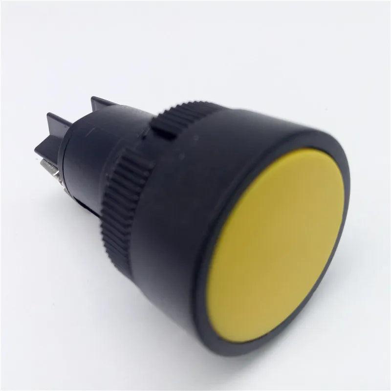 1Pcs 22mm Momentary Push Button Switch Red Green Blue Yellow Black White Normal Open/normal Close XB2-EA142 XB2-EA131