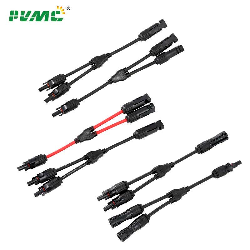 2 To 1 Hot Selling PV Mate Y Branch Connector With 4mm2 Solar Cable For Solar Pv System Solar 1000V 30A - electrical center b2c