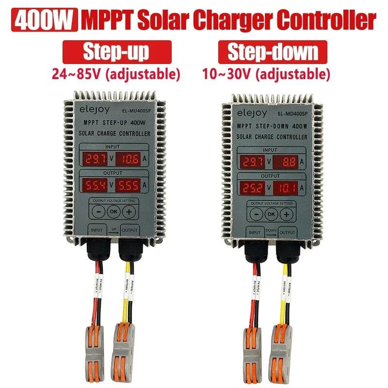 200W 300W 400W Step-up/Down MPPT 24~85V/10~30V Output 17-55v Real-time Tracking Solar Battery Aluminum Charge Controller